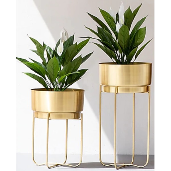 Handmade Golden Planter